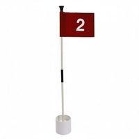 Putting Cup Set Easy to See Putting Flag Set Lightweight Athletic Gear for Driving Range