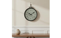 Water-Resistant Waterproof Wall Timepiece IP44 Outdoor Timepiece Easy to Read for Garden, Under Eaves
