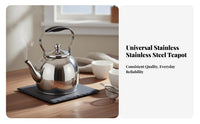 Stainless Steel Tea Kettle Heat Resistant Handle Teapot for Tea , Restaurant, Camping
