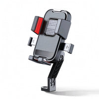 360 Degree Rotating Motorcycle Phone Mount Quick-Release Motorcycle Phone Holder One-Handed Shock-Absorbing for Motorcyclists, Delivery Riders, Rough Roads