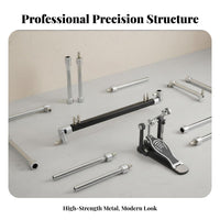 Drum Pedal Connecting Rod Fluid Rotation Double Bass Drum Pedal Linkage Percussion Accessory Sturdy Duty Rust Resistant