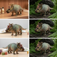 Pachyrhinosaurus Figure Realistic Pachyrhinosaurus Model Detailed Dinosaur Model with Frill for Dioramas