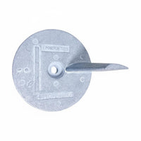 Anti Outboard Engine Zinc Anode Rust Proof Outboard Engine Anode Long-Lasting Construction Marine Hardware Easy Installation for Brackish Water