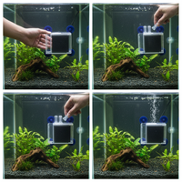 Aquarium Pump Filter Guard with Suction Cups, Acrylic Fish Tank Pump Protector, Anti-Clog Isolation Cover