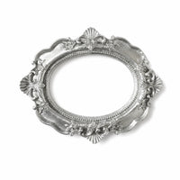 Baroque Frame Miniature Ornate Frame Small Oval for Photographers, Tabletop Decor, Flat Lays
