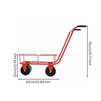 Fruit Picking Cart Tubular Frame Vegetable Picking Wire Structure Grid Garden Tool for Gardens