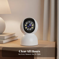 360 Degree Security Camera Distant Mobile Control Indoor WiFi Camera Smart Home Monitor Motion Detection & Tracking Interactive