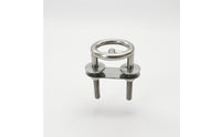 Stainless Steel Rope Pull Fitting Twotwo-Column Design Lustrous Gray Rope Pull Fitting Threaded Fasteners