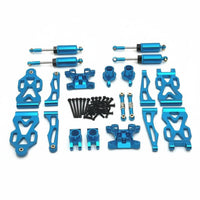 20 Pieces 1/16 Scale Metal Upgrade Kit 1/16 Scale Shock System Kit Wear Resistant