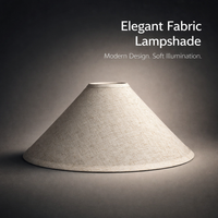 Lampshade for Table Lamps with Foldable Grid Linen Material, Bedroom for Bedside and Home Decor, Glare-Reducing Light Shade