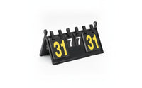 Manual Flip Scoreboard Clear Visibility Flip Card Scoreboard Manual Score Counter Portable Scorekeeper Foldable for Referees