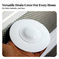 Anti-Odor Silic Single Drain Stopper Wide Application Press Type Drain Plug Easy to Clean for Renters, Families, Bathroom, Kitchen