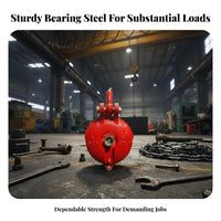 Anti-Drop Latch Heavy Duty Lifting Pulley High Load Capacity Swivel Lifting Pulley Long-Lasting Steel Construction Heavy Duty Snatch Block 360 Degree Rotation for Industrial Workers, Warehouse Personnel, Marine Applications, Warehouses, Workshops