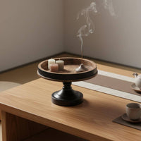 Handmade Look Wooden Fruit Tray Sturdy Pedestal Stand Easy to Clean for Wedding Photo Session