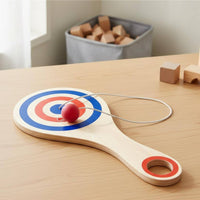 Hand-Eye Coordination Toy Develops Reaction Skills Wooden Toss and Game Parent-Child Interaction Hand-Eye Coordination Toy for Kids, Party