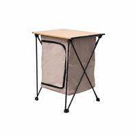 Portable Camp Table Cabinet Multifunctional Foldable Outdoor Table Cabinet 2 in 1
