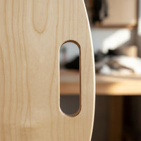 Wooden Balance Board Core Strength Board with Handles Stability Training Sports Gear for Home Workout