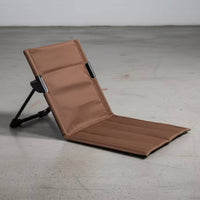 Foldable Outdoor Lounge Chair Compact Reclining Chair with Aluminum Frame Portable for Campers, Picnic