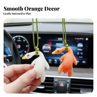 Miniature Size Mini Orange Model Realistic Design Simulation Tangerine Figurine DIY Fun for Children, Crafters, Dollhouse, Desk Decoration