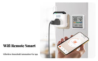 Wirelessreless Fi Thermostat Plug Heating & Cooling Mode Wireless-Fi Thermostat Plug Smart Temperature Control Socket Energy