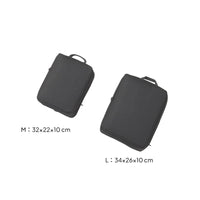 2 Pieces Top Handles Travel Storage Bag Stitched Seams Expandable Packing Cubes Space-Saver Luggage Organizer Bags Wrinklewrinkle-Resistant