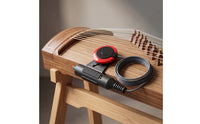 Easy to Install Adhesive Pickup No-Drill Piezo Pickup Battery-Battery-Less Acoustic Transducer Passive for Ukulele Players, Violinists, Live Performance, Home Practice, Recording