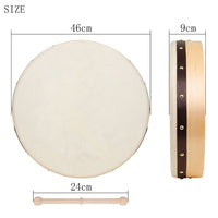 Irish Goatskin Hand Drum 16 or 18 Inch for Folk Dance and Music