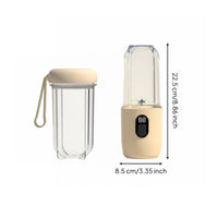 Portable Blender Electric Travel Juicer Quick-Activation Mini Blender for Journeyers, Fitness Enthusiasts, Outdoor, Gym