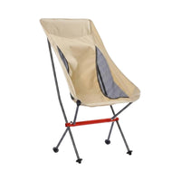 Lightweight Moon Chair Compact Ultra Light Aluminum Folding Chair Breathable for Sketching