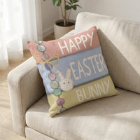 Easter Pillow Cover Festive Design Easter Bunny Pillow Case Sturdy Decorative Bunny Pillowcase for Gift Enthusiasts, Homeowners, Sofa, Living Room