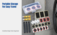 Bike Repair Kit, Patch Tool Set, Cold Patch, Portable Glue for Maintenance