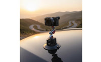 6 Inch Car Suction Camera Mount Firm Grip Electric Suction Cup Mount Portable for Photographers