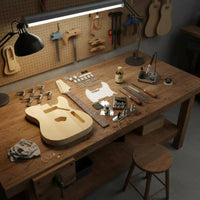 DIY Guitar Kit Beginner Friendly T-Style Style Electric Guitar Kit Easy to Assemble for Beginners
