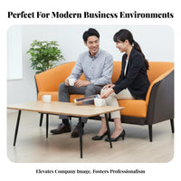 Modern Design Sofa and Coffee Table set Minimalist design Reception Seating Professional Look business-grade Furnishing adaptable Setup for Office Managers, Interior Designers, Business Owners, Waiting Room, Lobby