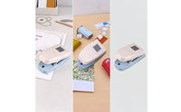 Compact Paper Embosser Portable Handheld Embosser Accurate Rectangular Hole Punch User-Friendly for Crafters, Hobbyists