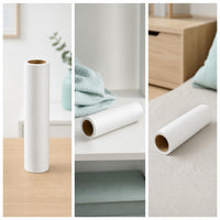 Lint Roller Refill Paper Tearable Dust Removal Clothes Pet Hair Remover Roller Brush Household Cleaning Tool