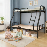 Bunk Bed Frame Space-Saving Bunk Bed Metal Furniture for Kids, Students, Shared Bedroom, Dorm Room