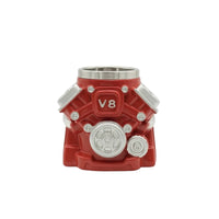 Engine Block Mug Metal-Like Engine Mug Substantial Cup for Gearheads, Workshop