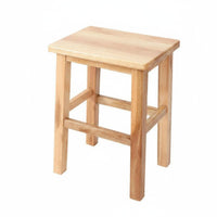 Solid Structure Square Top Counter Seat Stable Construction Bar Chair with Footrest Tall Stool Versatile Design for Restaurant Owners, Homeowners, Adults, Cafe, Kitchen, Dining Room