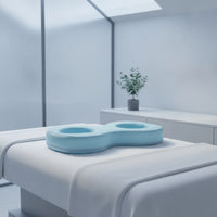 Ergonomic Figure-8 Pillow Contoured Pillow with Recessed Openings Supportive Slim for Bedroom