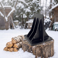 Compact Manual Log Splitter Heavy-Duty Firewood Splitter Long-Lasting Log Splitting Tool Stable for Campers, Fireplace, Campfire