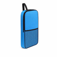 Rectangular Pickleball Paddle Storage Bag Rounded Corners Pickleball Bag Zipper Closure Zippered Sports Pouch Sturdy