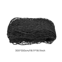 Fine Mesh Polyethylene Golf Net Indoor Outdoor Use Golf Practice Net Black Sports Training Gear Lightweight