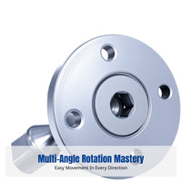 180° arc Rotation resistance spherical joint hinge Damping Function hinge Joint Adjustable Angle Positioning Hinge Position Locking for Engineers, Designers, Manufacturers, Prototyping