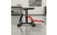 Hydraulic Motorcycle Lift Height Adjustable Hydraulic Motorcycle Lift Anti Slip Top Maintenance Stand Riders, Garage, Workshop