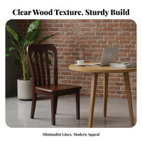 Hardwood Wood Spindle spine Side Chair Nordic aesthetic Spindle spine Chair Minimalist Design Dining Seat Unfinished Option for Small Apartment Residents, Cafe Owners, Interior Decorators, Restaurant, Study Room, Kitchen