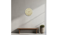 Non-Ticking Modern Minimalist Wall Clock Easy Installation Round Frameless Wall Clock Home Decor for Living Room, Bedroom, Office