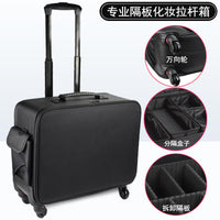 Large Capacity Professional Tattoo Beauty Cosmetic Trolley Case with Wheels