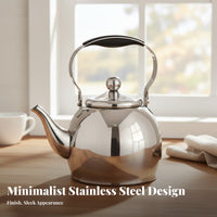 Stainless Steel Tea Kettle Heat Resistant Handle Teapot for Tea , Restaurant, Camping