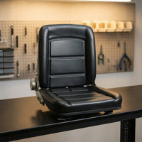Adjustable Loader Seat Forklift Driver Seat Padded Cushion for Warehouses, Farms
